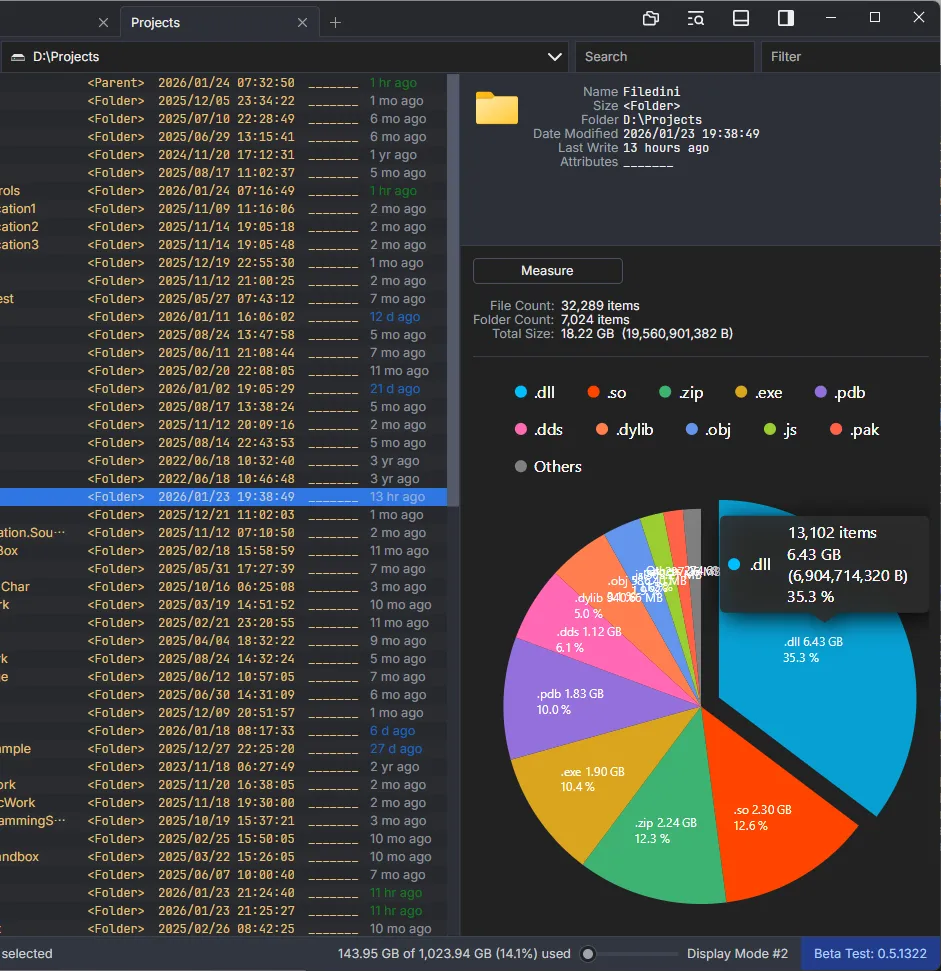 Folder Statistics